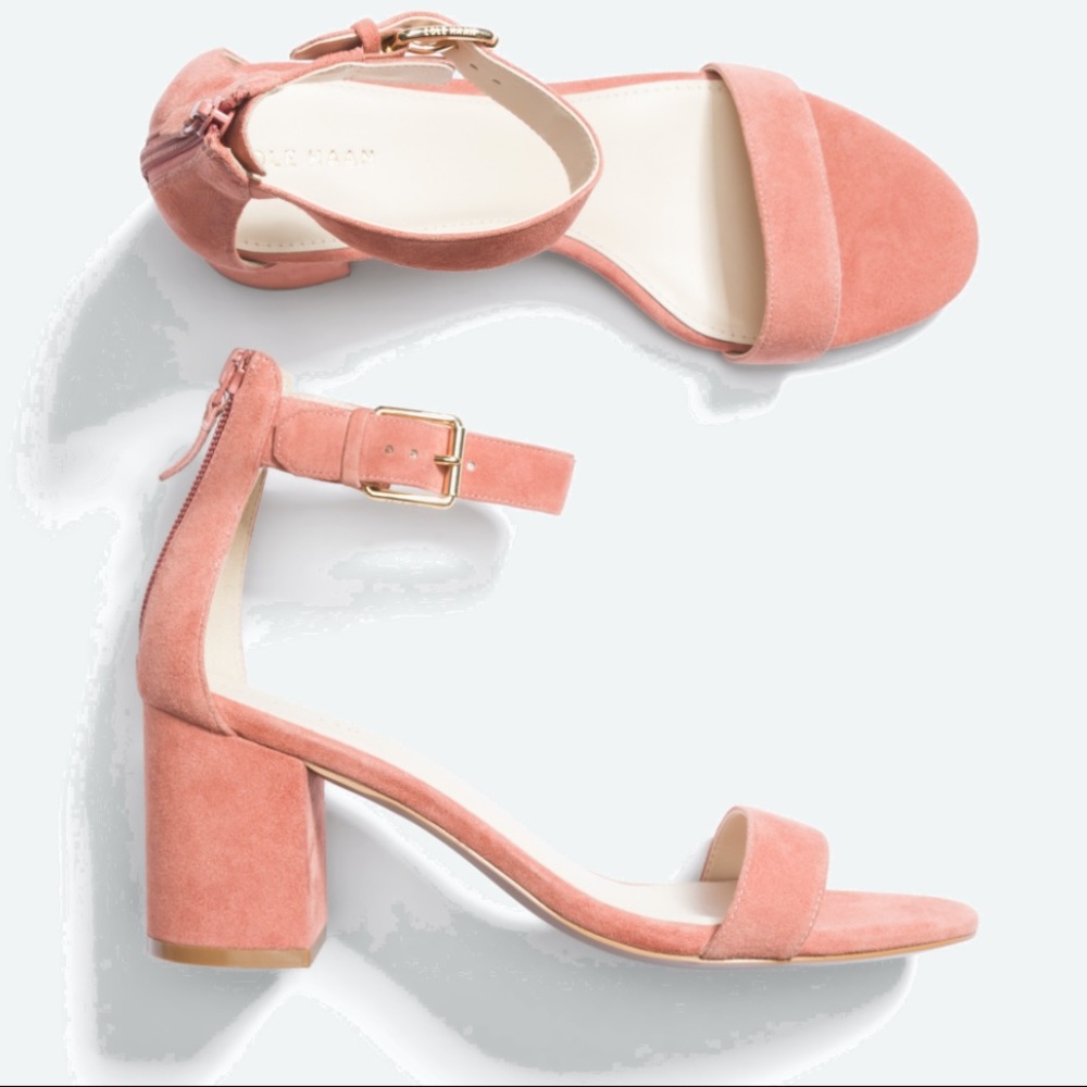 Cole Haan Clarette Suede Two Piece Heel